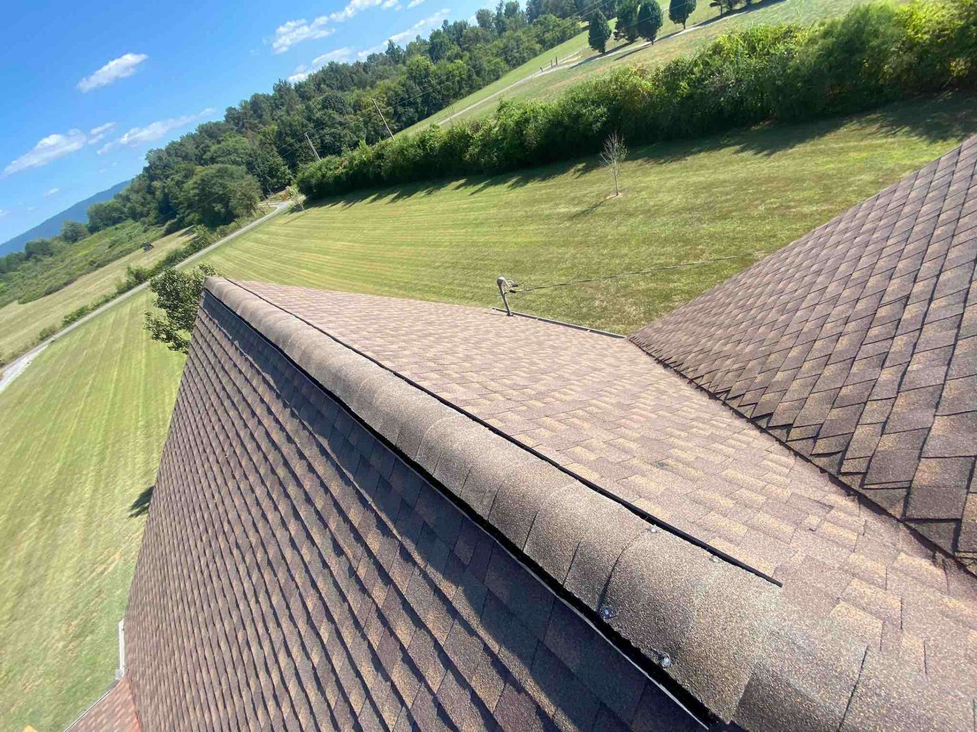 Architectural Shingle Roof Replacement, Hilltop Residence